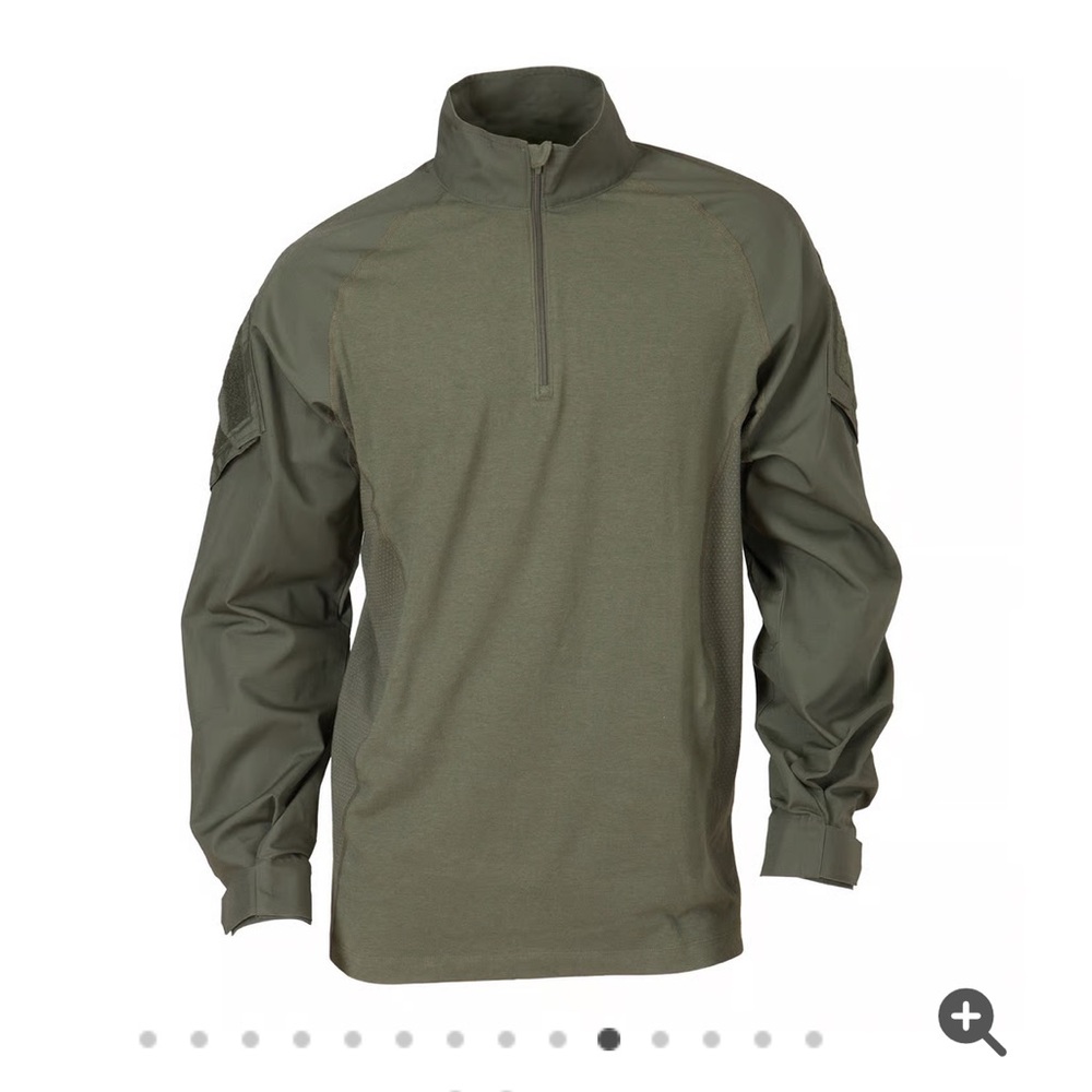 5.11 Tactical Rapid Assault Long Sleeve 1/4 Zip Olive Drab Green Shirt small